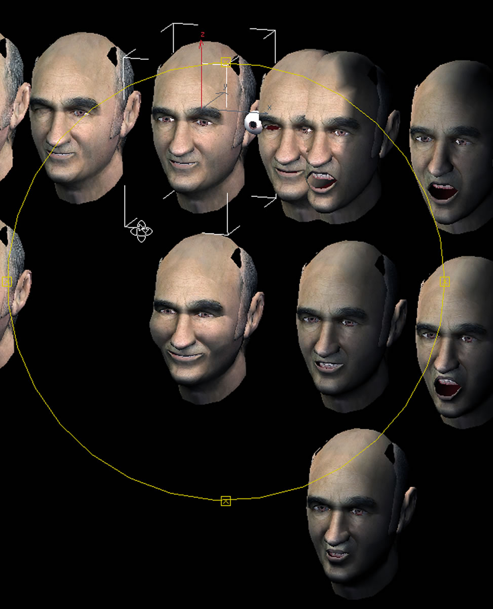 Stelarc — <em>Prosthetic Head </em>(2000)